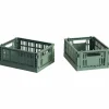 Colour Crate Mini oppbevaringsbokser 2 stk, bordeaux