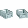 Colour Crate Mini oppbevaringsbokser 2 stk, sage green