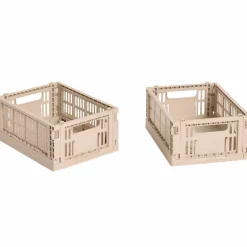 Colour Crate Mini oppbevaringsbokser 2 stk, sage green