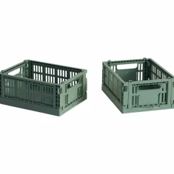 Colour Crate Mini oppbevaringsbokser 2 stk, warm grey