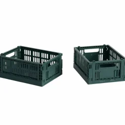 Colour Crate Mini oppbevaringsbokser 2 stk, warm grey