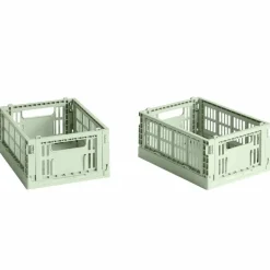 Colour Crate oppbevaringsboks mini 2 st, dark mint