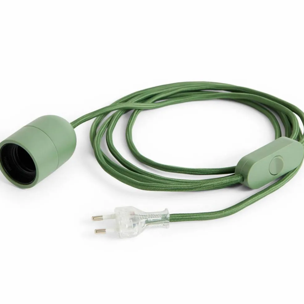 Common ledningssett for bordlampe 240 cm, antrasittblå