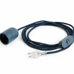 Common ledningssett for bordlampe 240 cm, betonggrå