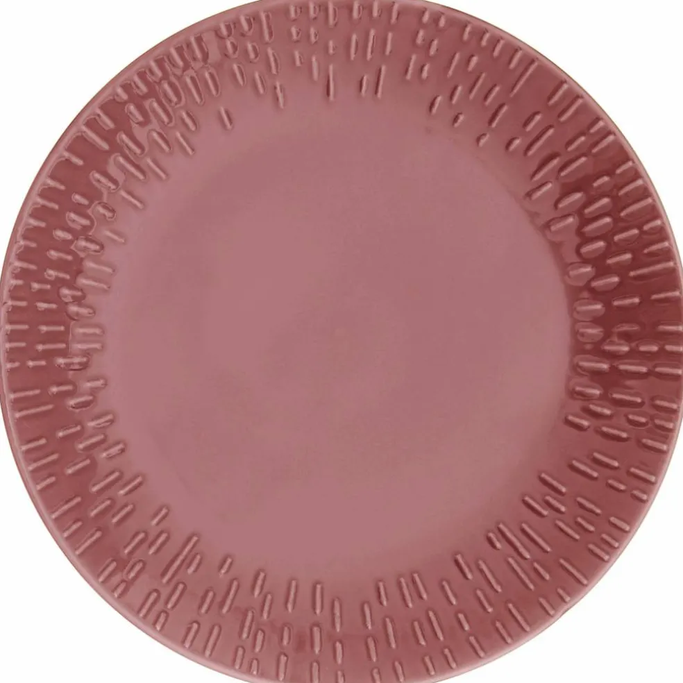 Confetti desserttallerken 21 cm, apricot