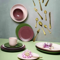 Confetti middagstallerken 27,5 cm, olive