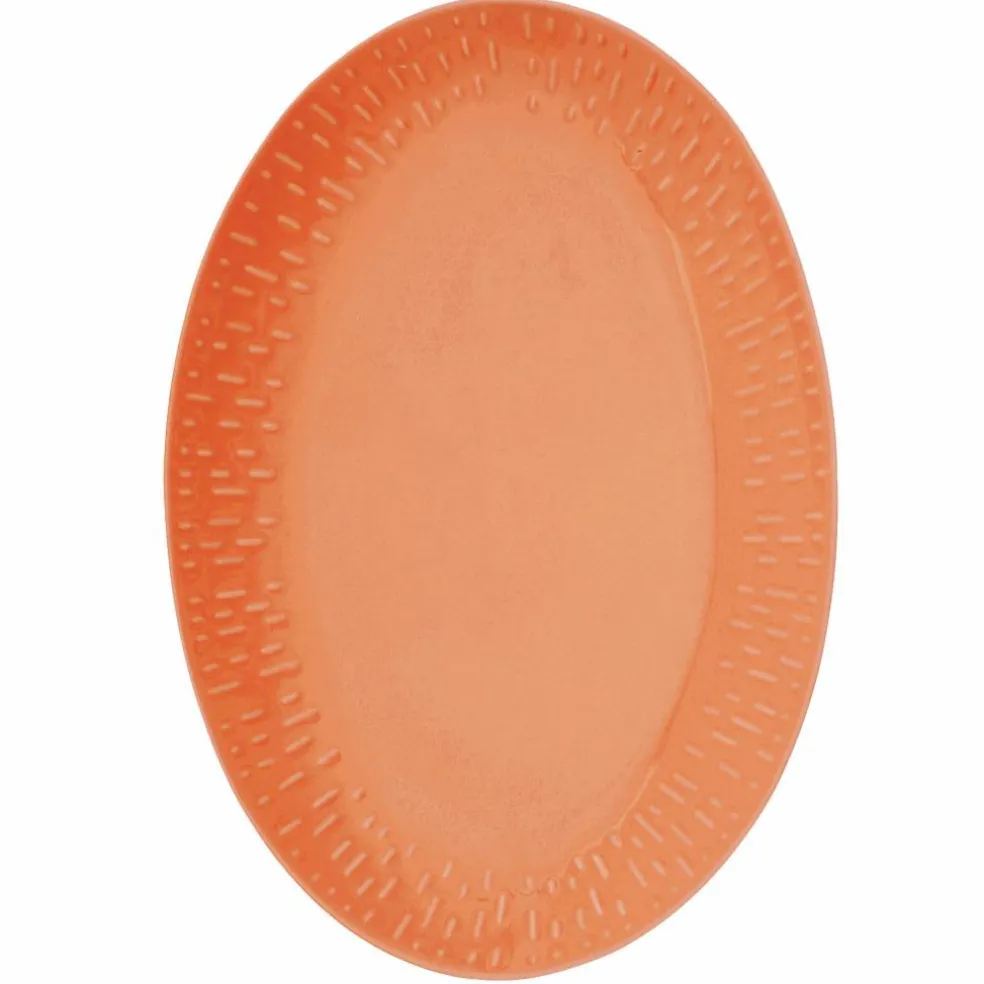 Confetti ovalt fat 36 x 25,5 cm, blueberry