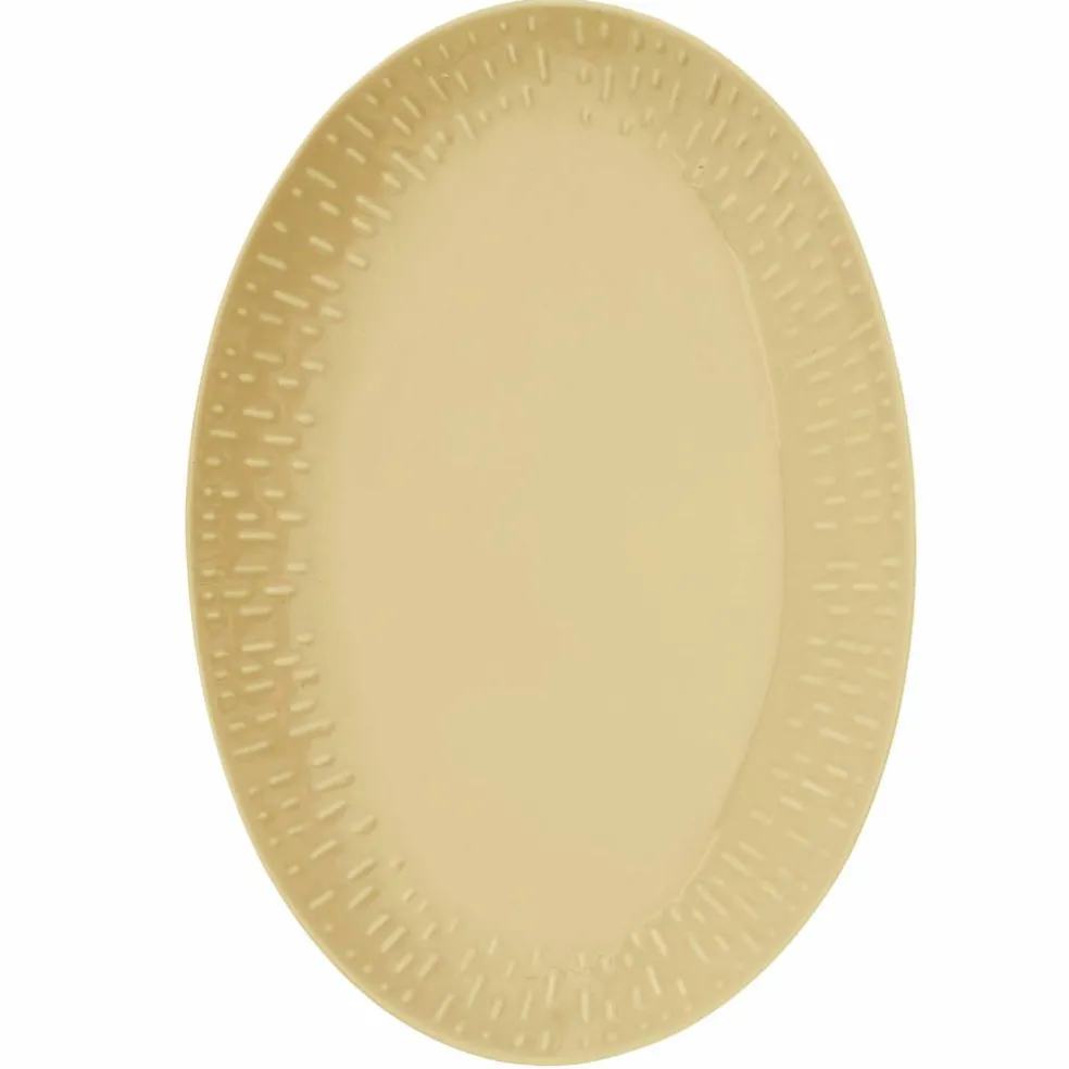 Confetti ovalt fat 36 x 25,5 cm, blueberry