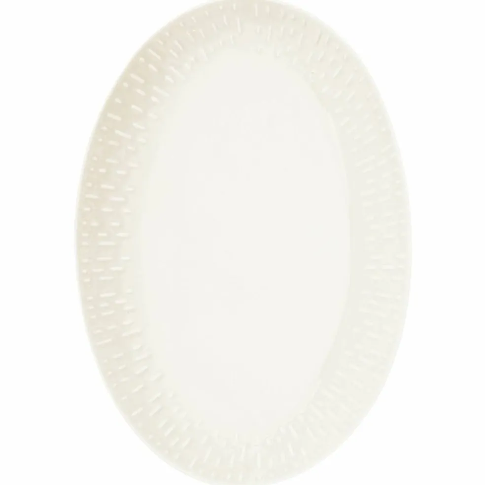 Confetti ovalt fat 36 x 25,5 cm, blueberry