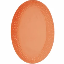 Confetti ovalt fat 36 x 25,5 cm, bordeaux