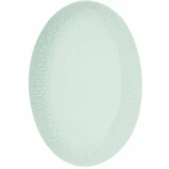 Confetti ovalt fat 36 x 25,5 cm, olive