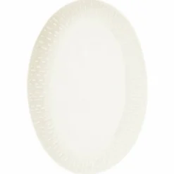 Confetti ovalt fat 36 x 25,5 cm, vanilla