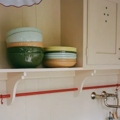 Confetti pastatallerken 23 cm, bordeaux