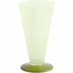Conical vase small, lysegrønn/mørk lime