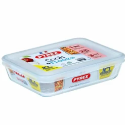Cook&Freeze oppbevaringsboks rektangulær 0,8 liter, glass