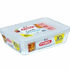 Cook&Freeze oppbevaringsboks rektangulær 2,6 liter, glass
