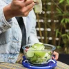 Cook&Go oppbevaringsboks rund 700 ml, glass
