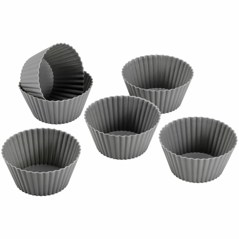 Cookie XL muffinsform 9 cm 6-pack, silikon