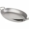 Cook Style oval panne i rustfritt stål