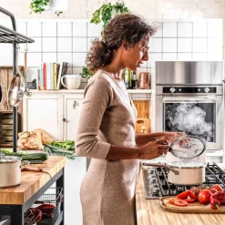 Cookware Collection Gryte med lokk 24 cm, Rød