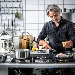 Cookware Collection Gryte med lokk, Rustfritt stål 20 cm