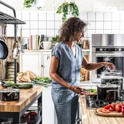 Cookware Collection Gryte med lokk 20 cm, rød