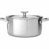 Cookware Collection Gryte med lokk, Rustfritt stål 24 cm
