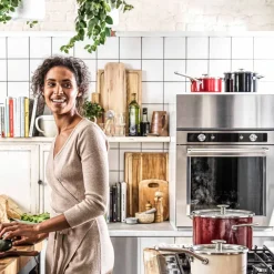 Cookware Collection Kasserolle med lokk, svart 20 cm