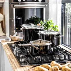 Cookware Collection Kasserolle med lokk 18 cm. svart