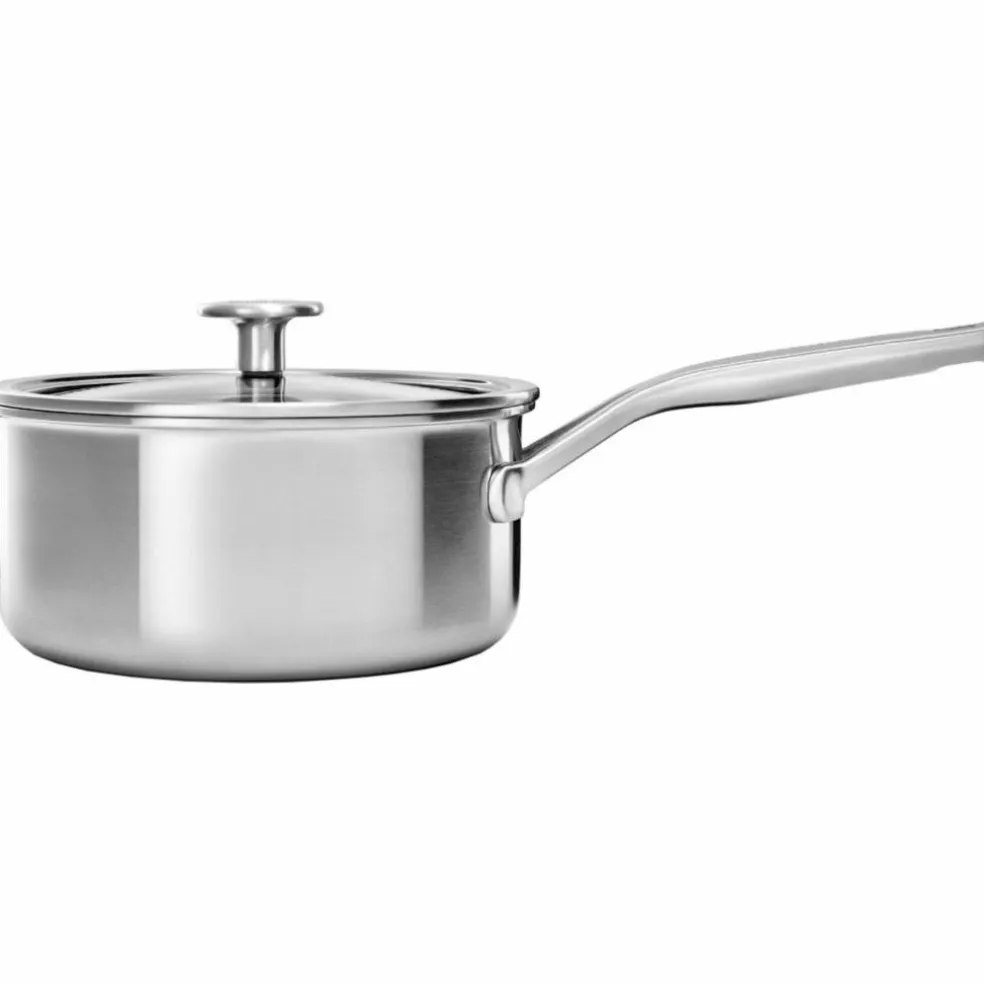Cookware Collection Kasserolle med lokk, rustfrit stål 1,5 liter, 16 cm