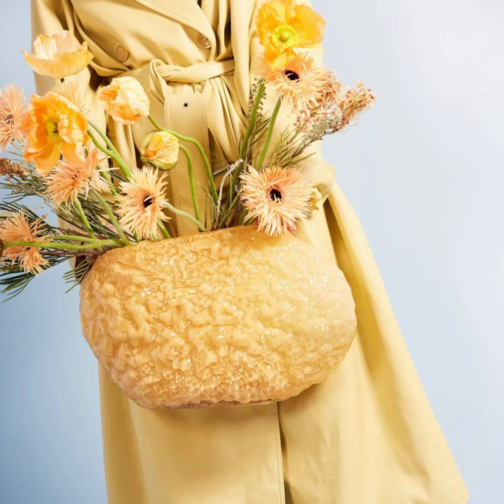 Corallo vase 45 cm, gul