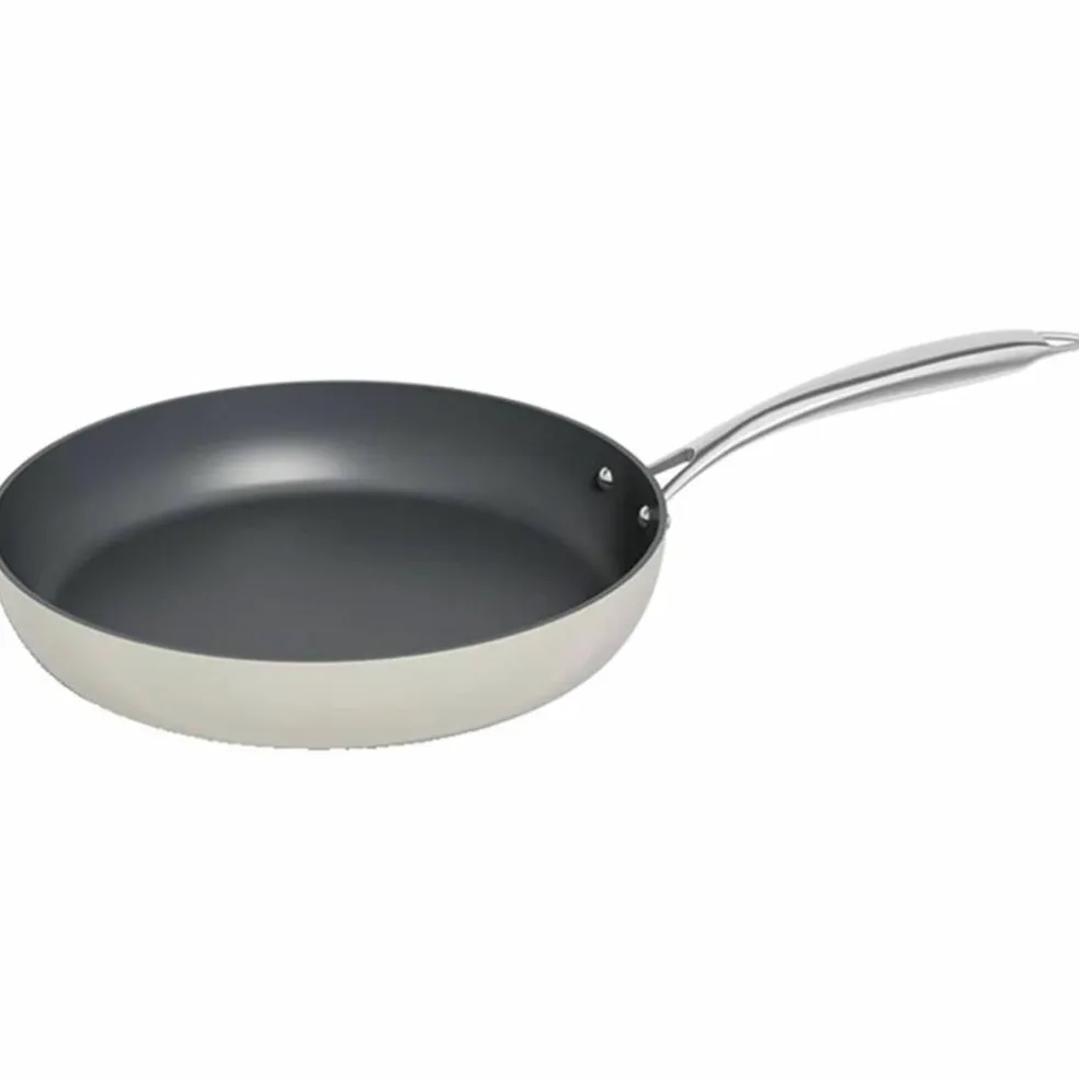 Coria stekepanne 28 cm, kremhvit