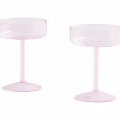 Coupéglass 2 st, rosa