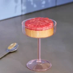 Coupéglass 2 st, rosa