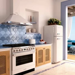 CPF9GPWH Portofino gasskomfyr, hvit