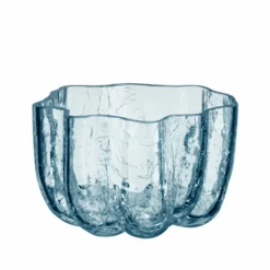 Crackle telysholder 5,8 cm, klar