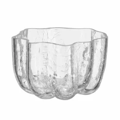 Crackle telysholder 5,8 cm, klar
