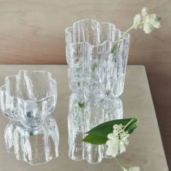Crackle vase 12,1 cm, klar