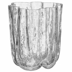 Crackle vase 12,1 cm, klar
