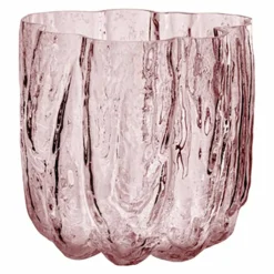 Crackle vase 12,1 cm, rosa