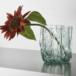 Crackle vase 12,1 cm, sirkulær