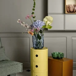 Crackle vase 270 mm, green