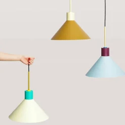 Crayon taklampe 35 cm, grønn