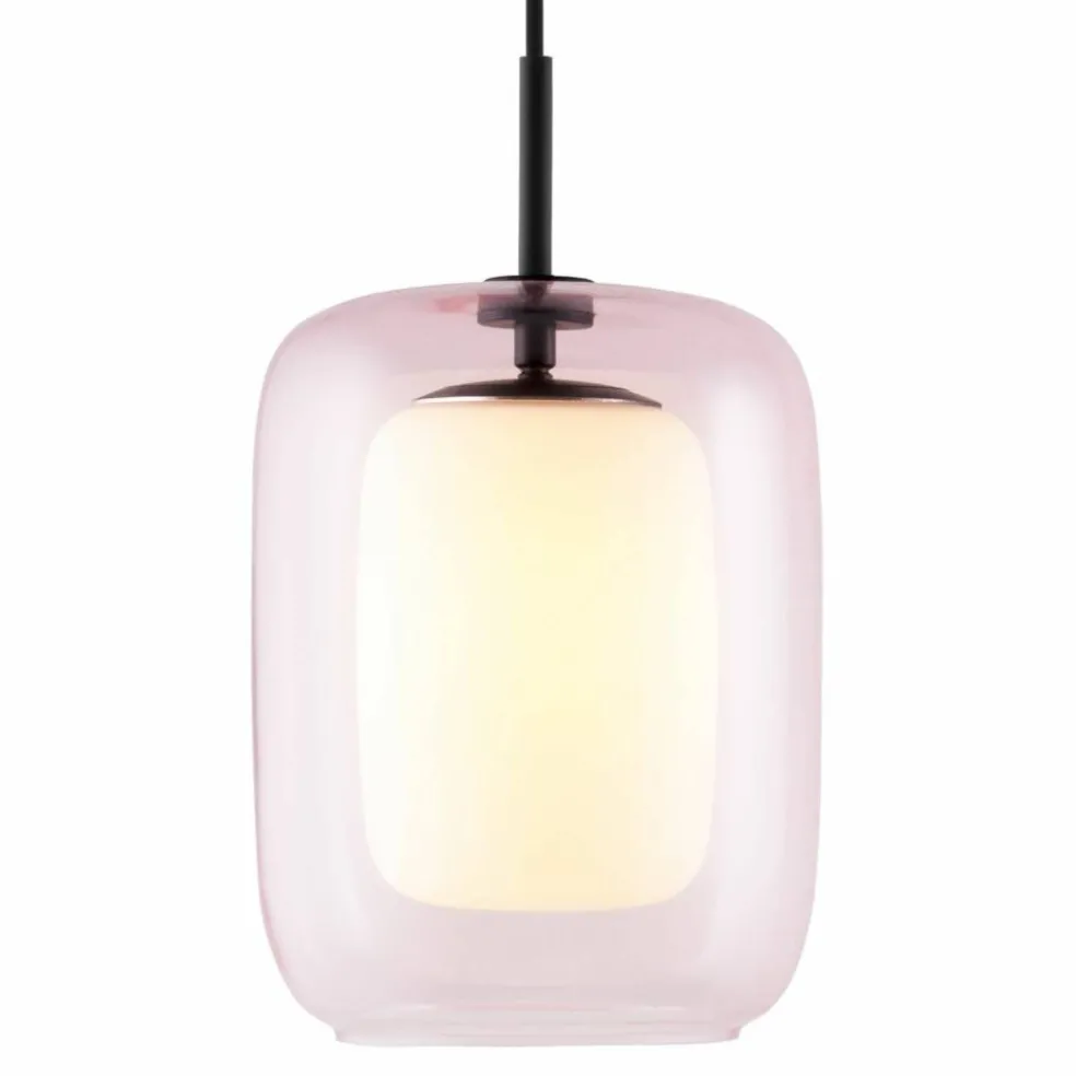 Cuboza takpendel, 20 cm, fersken/hvit