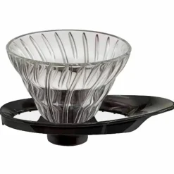 1 Cup Dripper V60 Glas m. sort