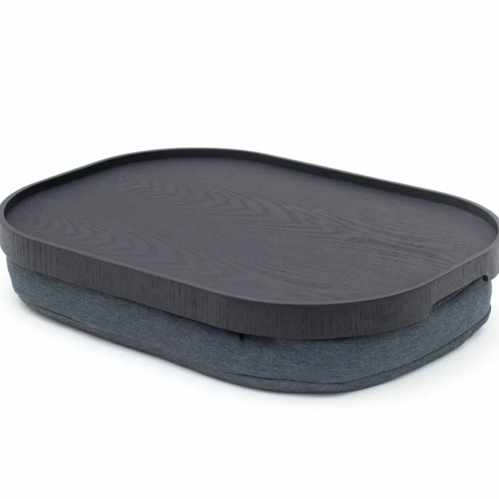 Curveline Kneebrett 39x26 cm, svart/grå
