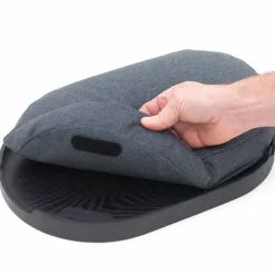Curveline Kneebrett 47x34cm, svart/grå
