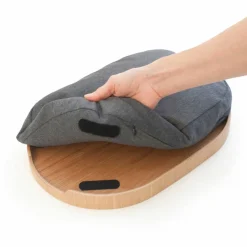 CurveLine serveringsbrett anti-slip, medium, piletre