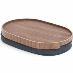 CurveLine serveringsbrett anti-slip, medium, valnøtt