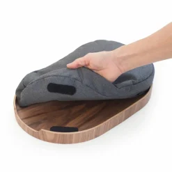 CurveLine serveringsbrett anti-slip, medium, valnøtt